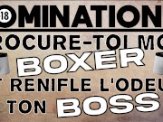 SNIFF L'ODEUR DES COUILLES DE TON BOSS - DOMINATION Français