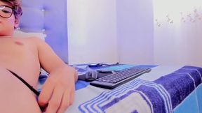 Femboy Ken Cute: Lingerie and Anal Training Solo