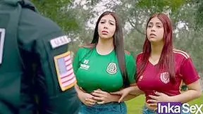 Franco X And Horse Brayan - Mexican Stepmother And Venezuelan Stepdaughter Are Fucked In The Anus To Avoid Being Deported