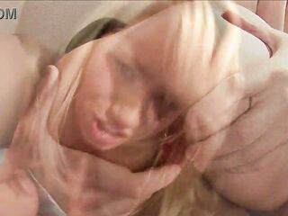 Lauren A reverse cowgirls Ivan L until he shoots a huge load across her face. She moans louder with each thrust as her body trembles from the intensity while he grips her hips and keeps pounding!