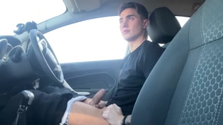 Wanking in the carpark