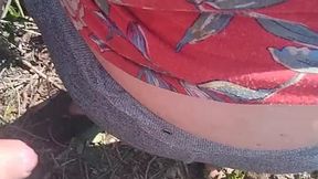 Public cumshot and doggy style creampie with a happy ending in her mouth