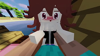 Minecraft - Jenny SexMod Luna sentando no pau