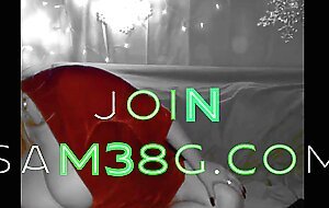 Sexy bbw samantha 38g xmas cam show #2