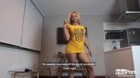 CASTING Sandra Black young busty latina