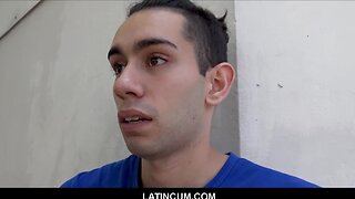 Spanish latino twink gets paid for hot anal action with amateur boy