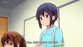 Romantic Chuunibyou Anime Couple Engage in Intimate Passionate Moments