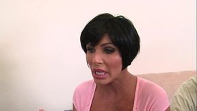 Shay Sucks A Black Cock And Gets Cum On Her Big Tits As Her Man Watches (HD scene)