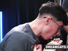 Sean Xavier and the rest of the guys alternately pounded Jaxx Cody's juicy asshole