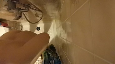 Spy on your beautiful Italian in the shower exclusive content