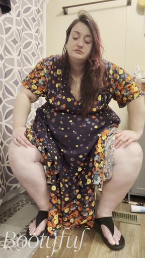 Spicy Toilet Struggle  Toilet Farts, Real Plops and, a Big Dump by Bella Blast