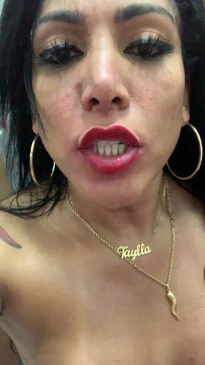 Aylla Gattina Took Her Little Whore to the Bathroom and Finished Her off