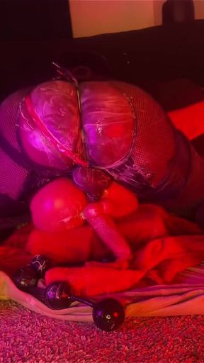 Femboy Gapes and Farts Creamy Butthole with Toys - Anal Training