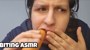 ASMR Carrot Biting & Crunching - Loud Mouth Sounds Close Up