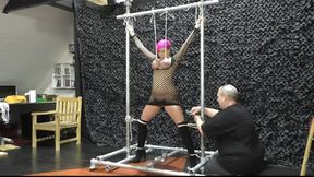 Nova Pink - Breast Hanging Predicament Challenge live in Public in our Studio - Part 2 wmv SD