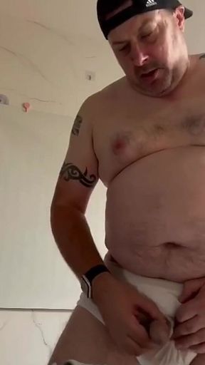 In Tighty Whities I Wank and Cum