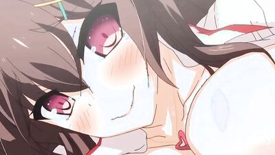 Watch this busty anime babe bounce her massive knockers while taking a hard pounding in HD