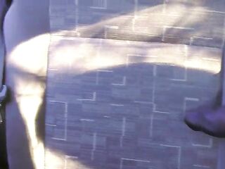 Sexually excited Golden-haired mother I'd like to fuck rides two fortunate lads in a car