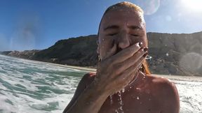 Facial at the Nude Beach