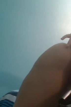 Naughty MILF Pillow Humping for Husband on Webcam