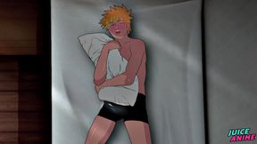 Rubbing the Cock on the Pillow Yaoi