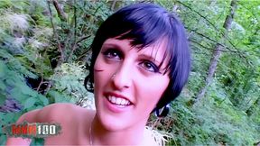 anal sex in the woods with hot french brunette alicia dark