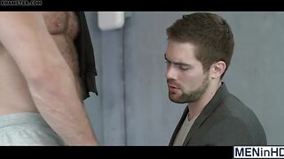 Horny hunk can not stop stuffing his anus with a firm ramrod