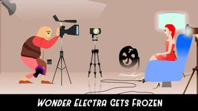 Wonder Elecktra Gets Frozen Stuck