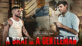 Bratty Twink Gets Roughly Taught by Hardened Mechanic in DisruptiveFilms