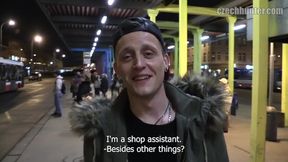 Bigstr - Czech Hunter Hunting By The Buss Stop For A Young Male