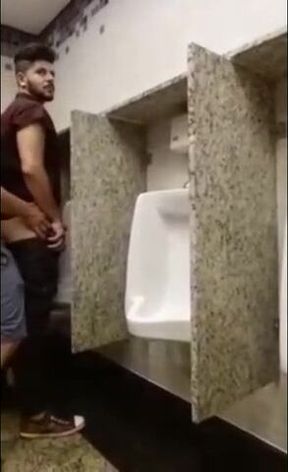 Breeding a Slut: Bareback in a Public Bathroom Orgy