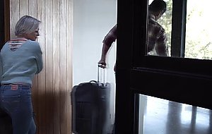 Horny couple making it out with teen having a threesome fuck sesh