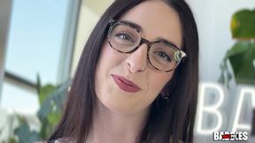 violet grey comes over for a hardcore fuck and creampie