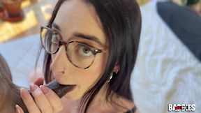 violet grey comes over for a hardcore fuck and creampie