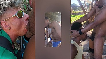 Fui foder no mato e virou suruba