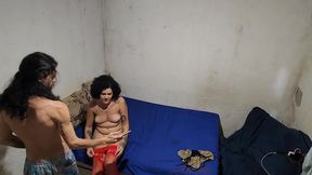 pedi pra tirar umas fotos de lingerie, mas ele arrombou meu cu sem preservativo