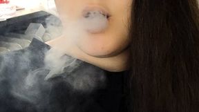Deep Eye Contact Smoking Break