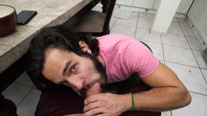 BrotherCrush.com - Kenny Cox begging in the kitchen