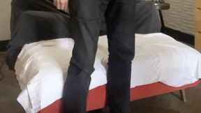 A five minute birthday spanking over my knee