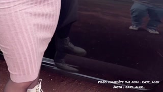 We fuck in the car by a lake and we almost got caught! 😜