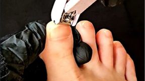Watch me CLIP my TOENAILS Close-Up