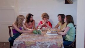 Young retro girls and milfs are enjoying vintage style hardcore fuck