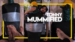 Tonny Tape Mummified! (1080p) Gay Bondage - Gay Domination - Mummification - Foof Fetish - Cum Shot - BDSM