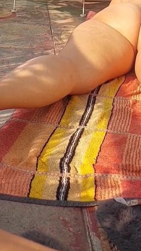 Beautiful Wife Selena Enjoys Naked Day Outdoors