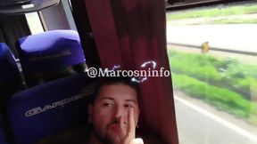 A Guy Came to My Seat on the Bus and Put His Finger in My Ass While I Was Showing off to the Bus Pas