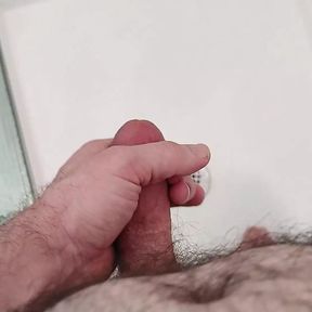 Jerking It In the Hotel Shower Stall