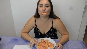 Chew langoustines with your mouth open ORDER b