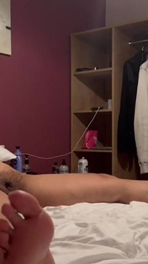 Tied up Sexy BBC Sucking Biting Squeezing My Big Boobs