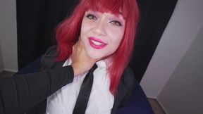 Dominant Redhead Transforms into Submissive in Intense Cosplay Scene