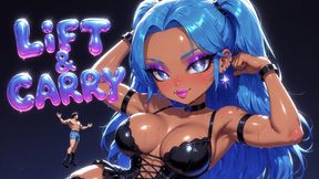 Caught & Carried: Relentless Strength Meets Fiery Passion - Bridal & Fireman’s Carry Tease, Dominant Control & Intense Riding